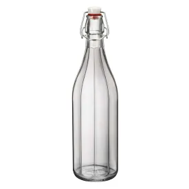 1L Oxford Swing Top Glass Bottle - By Bormioli Rocco