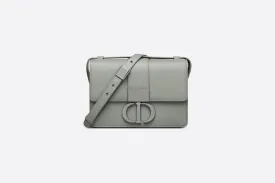 30 Montaigne Bag Gray Ultramatte Grained Calfskin