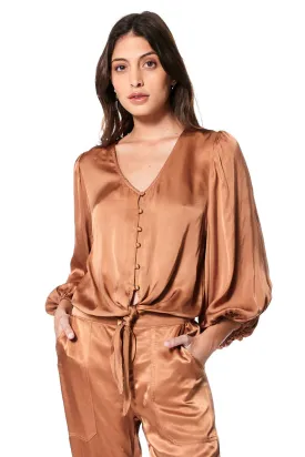 Alma Top // Leather ~ NO RETURNS