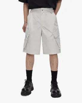 Anti Wrinkle Mid-Rise Cargo Shorts