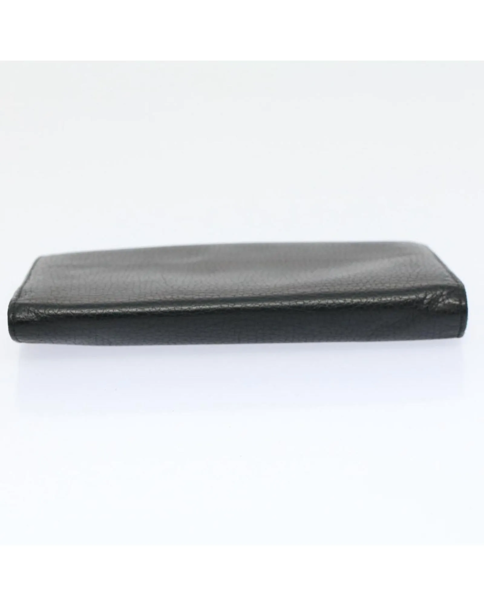 Bifold Wallet in Taurillon Leather - Noir