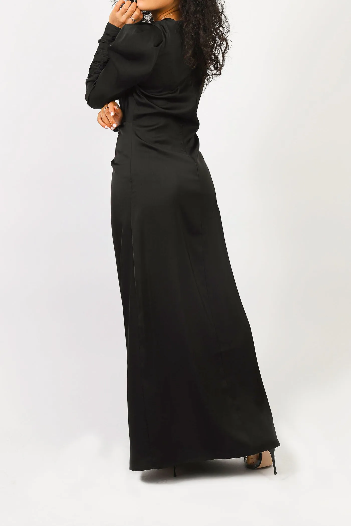 Billow Detailed Maxi Dress