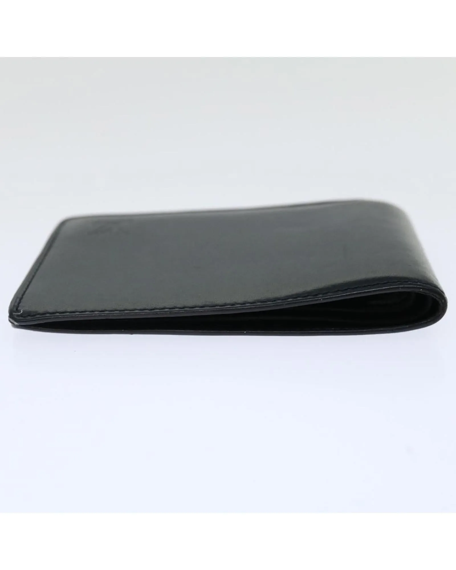 Black Leather Wallet with Multiple Pockets by Louis Vuitton