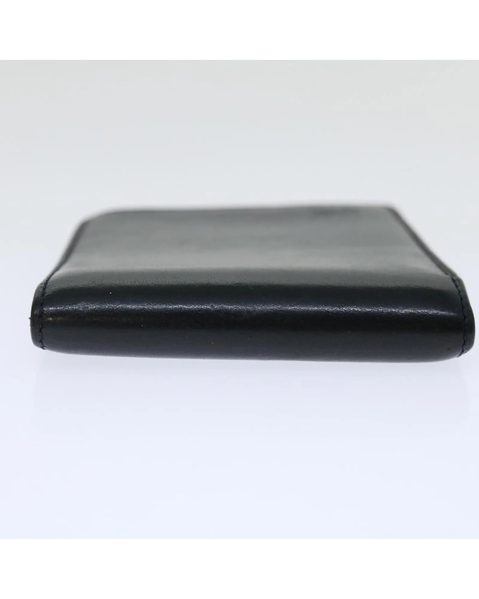 Black Leather Wallet with Multiple Pockets by Louis Vuitton