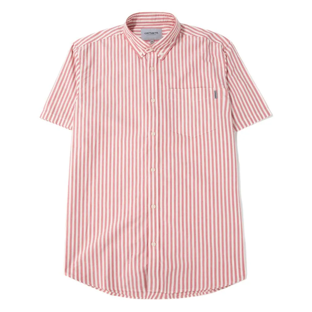 Carhartt WIP Simon Button Up Shirt / Etna Red