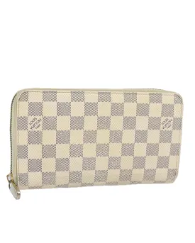 Damier Azur Canvas Long Zippy Organizer Wallet