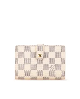 Damier Canvas French Purse Wallet