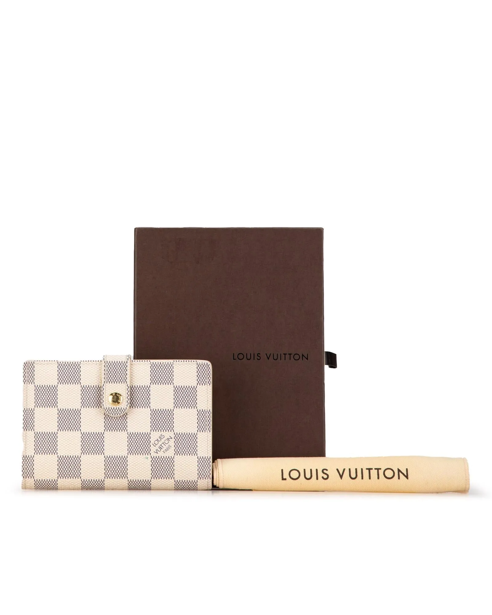 Damier Canvas French Purse Wallet