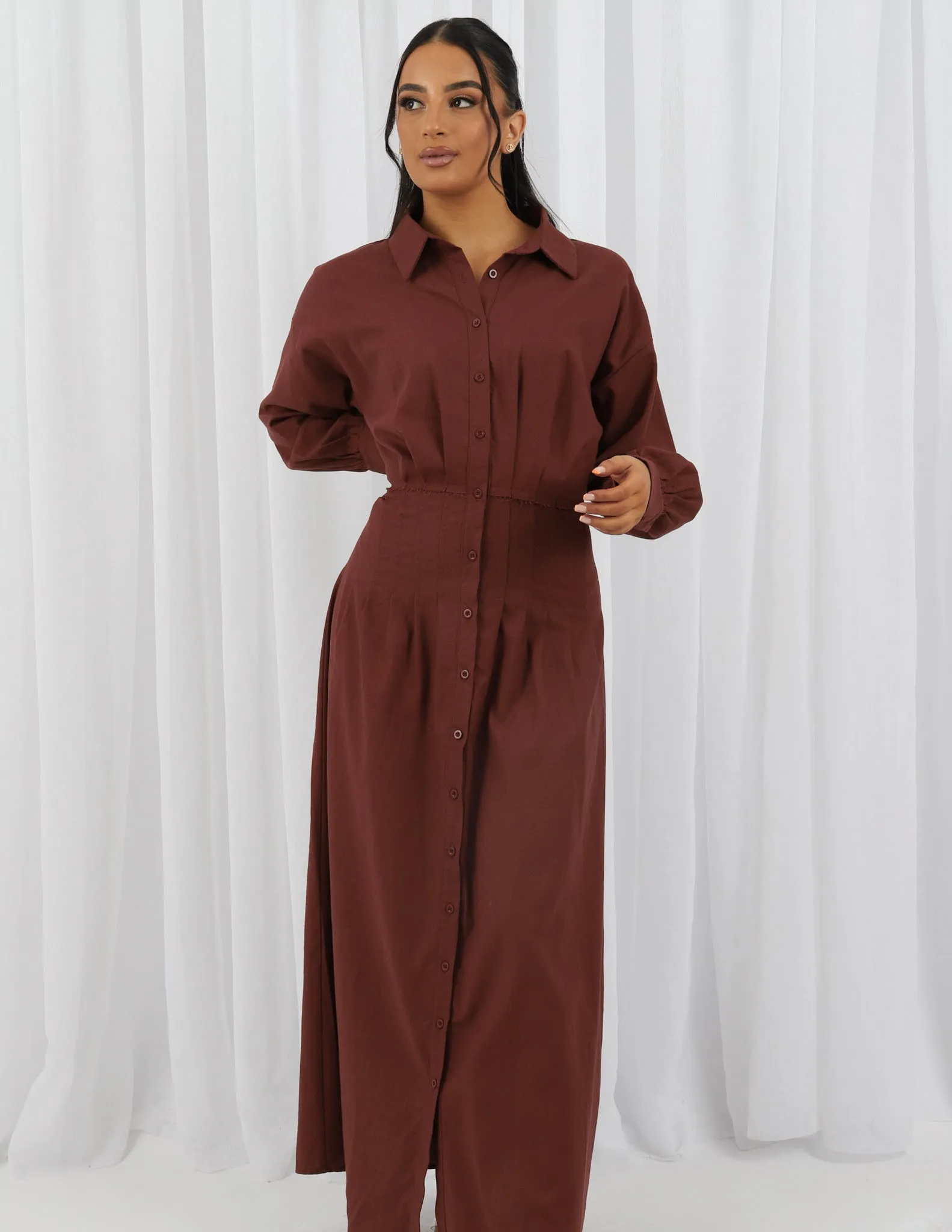 Evelyn Detailed Maxi Dress