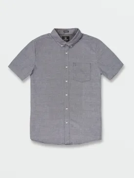 Everett Oxford Short Sleeve Shirt - Baja Indigo