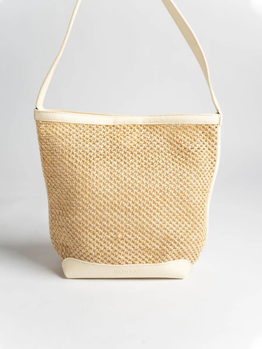 Felicia Raffia Tote Bag