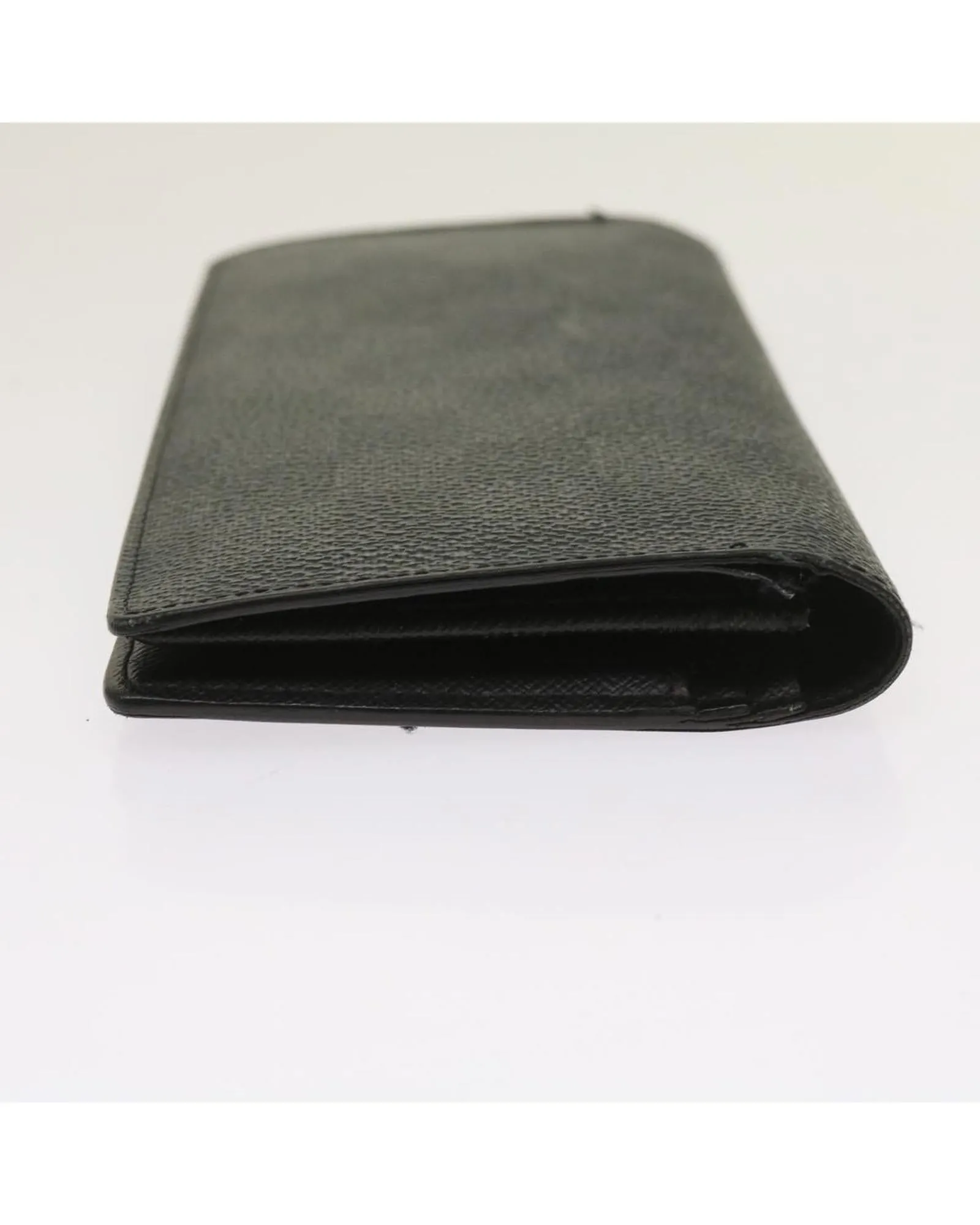 Graphite Long Wallet with Multiple Compartments and Card Slots