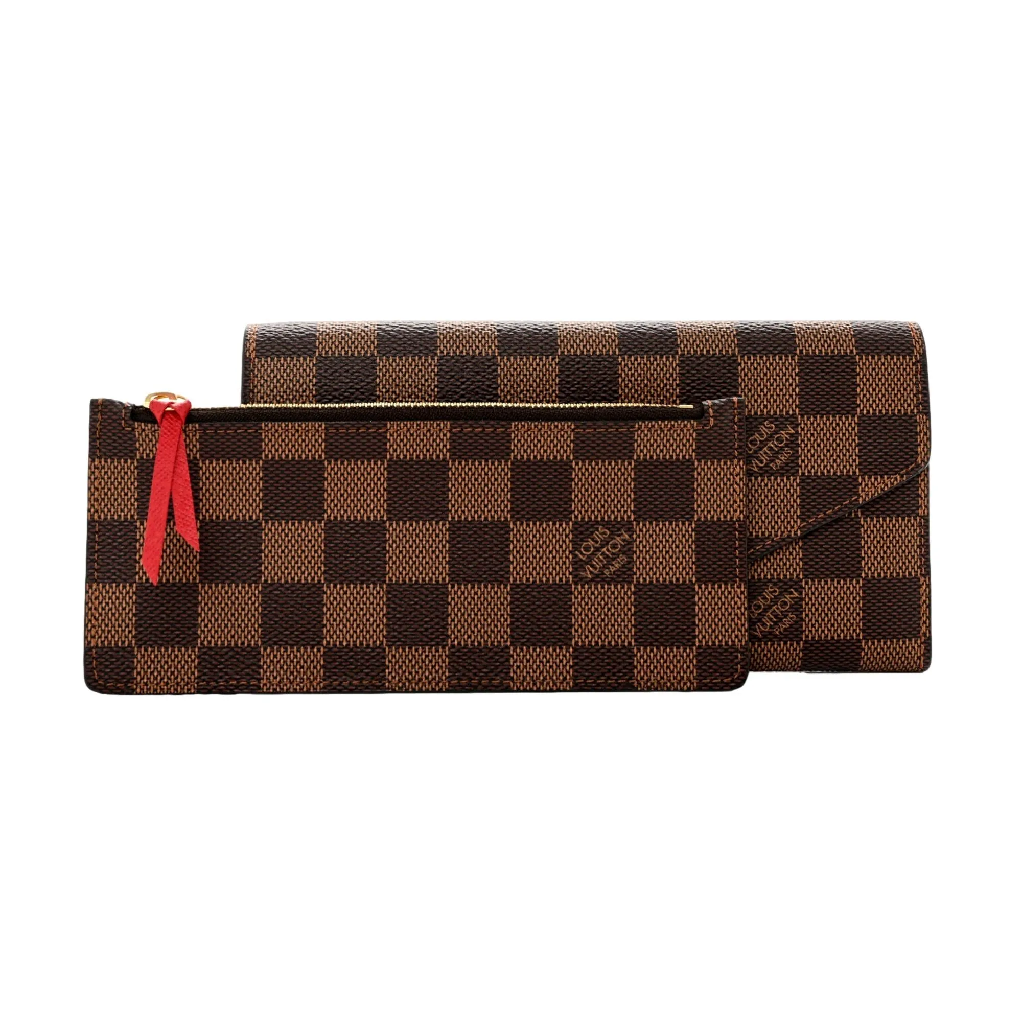 Louis Vuitton Josephine Damier Ebene Continental Long Trifold Wallet