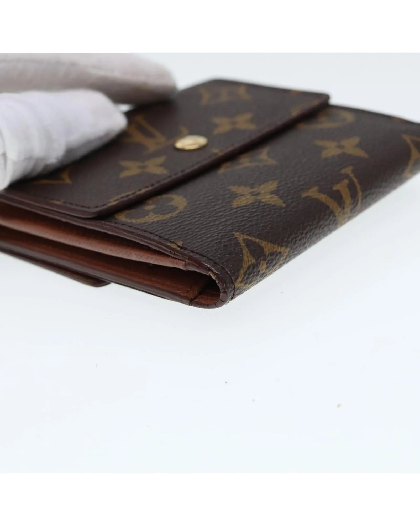 Monogram Canvas Trifold Wallet with Slight Wear