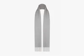 Pure Cashmere Scarf - Light Grey