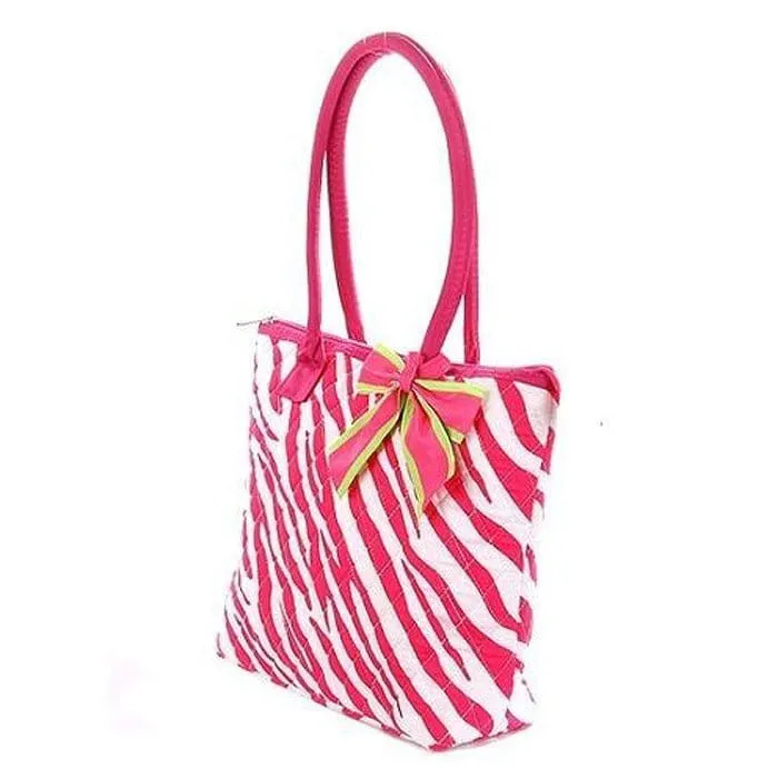 QZ301 Quilted Zebra Small Tote