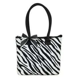 QZ301 Quilted Zebra Small Tote