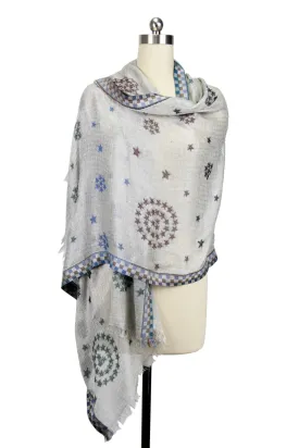 Star Constellation Grey Scarf