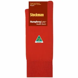 Stockman Work Socks in Red - Aussie Made