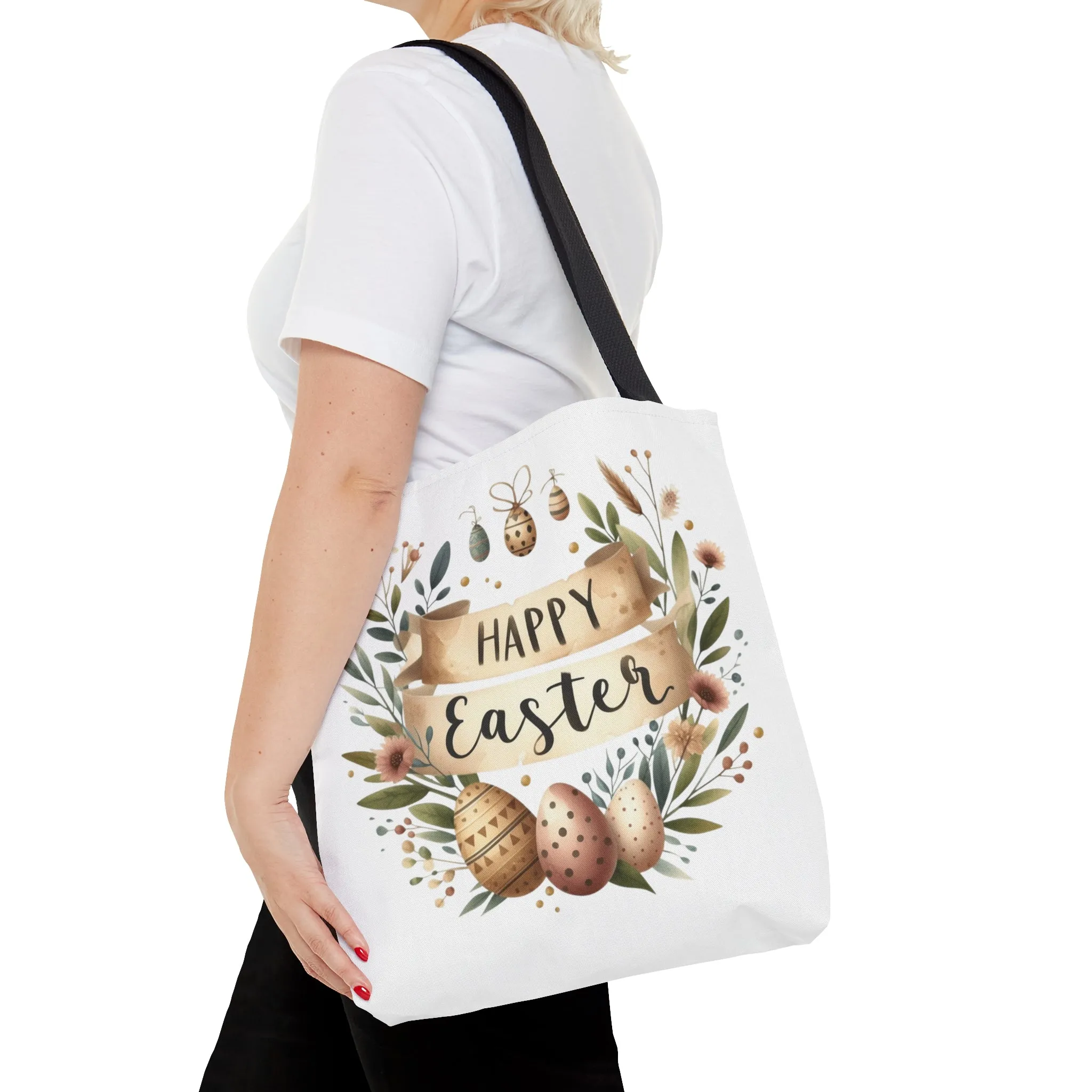 Tote Bag, Easter, Happy Easter, Personalised/Non-Personalised Tote bag