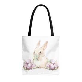 Tote Bag, Easter, Rabbit, Personalised/Non-Personalised Tote bag