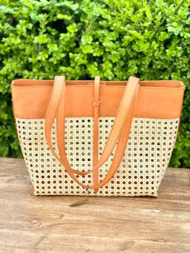 Wild Weave Cane Tote