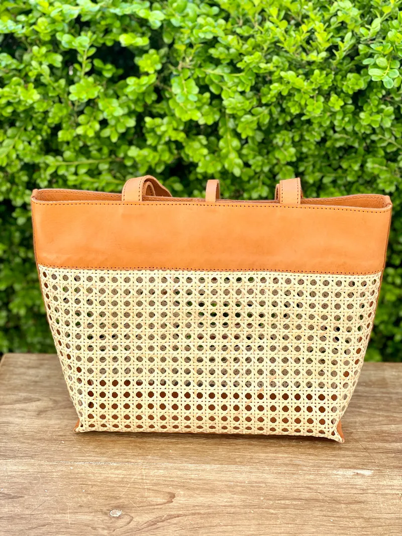 Wild Weave Cane Tote