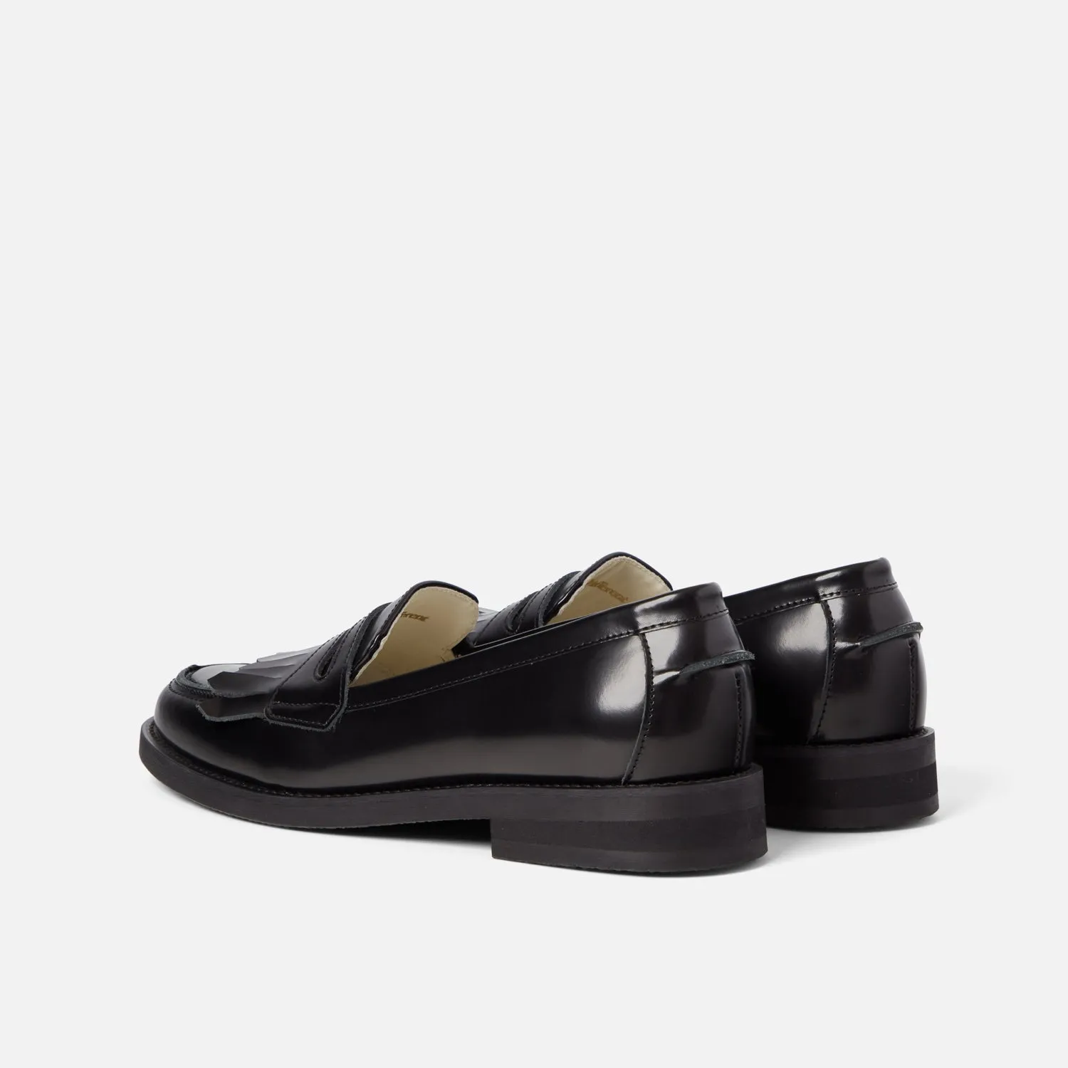 Wilde Black Fringe Penny Loafer - Women's