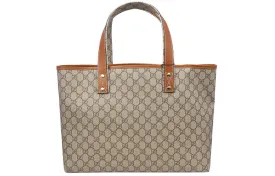 (WMNS) GUCCI Logo Canvas Large Capacity handbag / Brown Classic 211134-KGD3G-8527